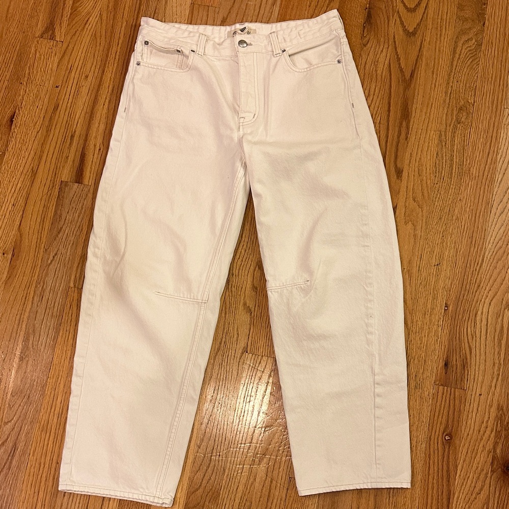 Madewell darted barrel jeans